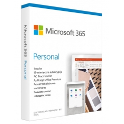Microsoft 365 Personal - subskrypcja na 12 miesięcy - ODNOWIENIE lic. elektroniczna