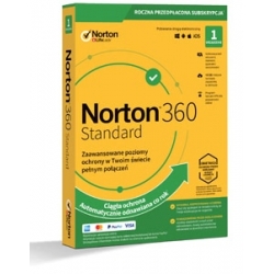 Norton 360 Standard PL (1 stanowisko, 12 miesięcy) - wersja elektroniczna